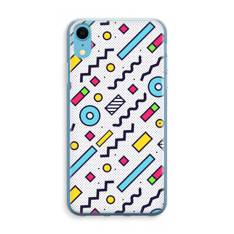8-bit N°8: iPhone XR Transparant Hoesje