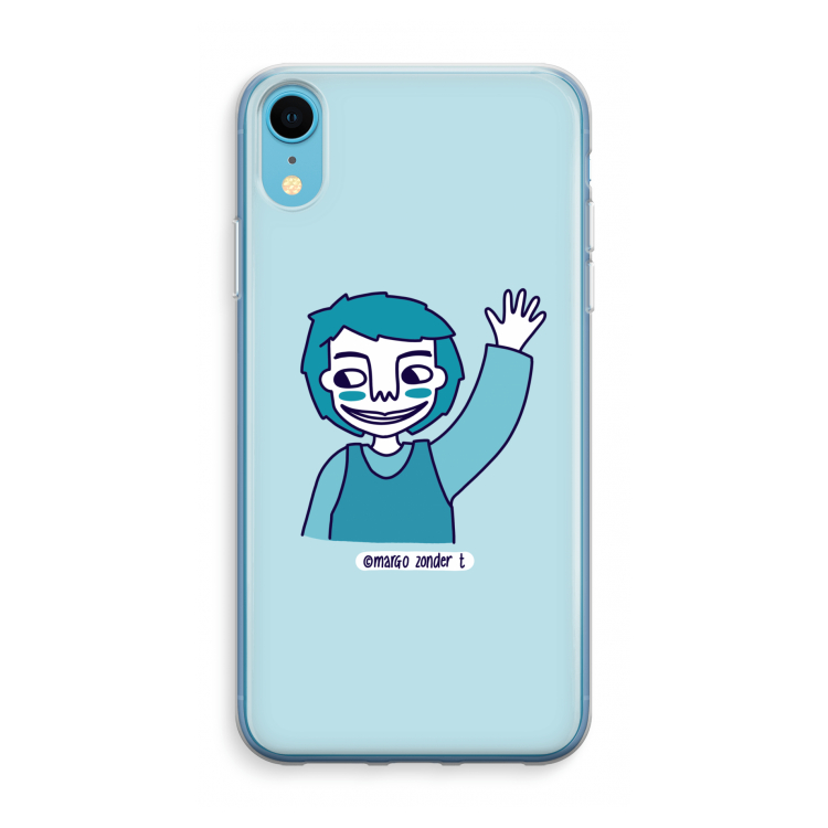 Zwaai: iPhone XR Transparant Hoesje