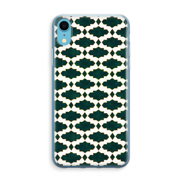 Moroccan tiles: iPhone XR Transparant Hoesje