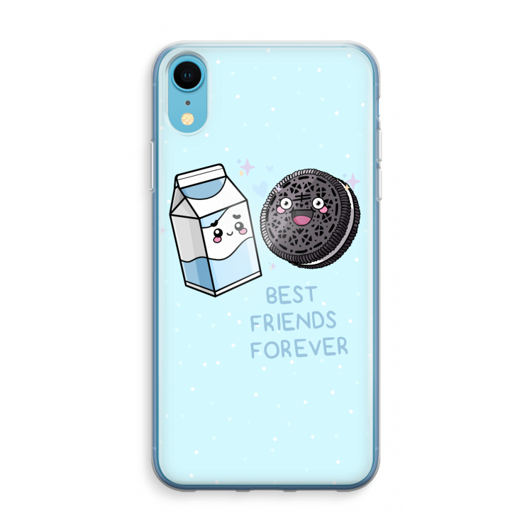 Best Friend Forever: iPhone XR Transparant Hoesje