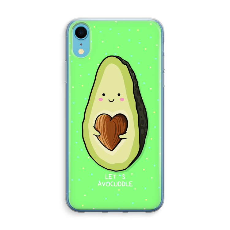 Avocuddle: iPhone XR Transparant Hoesje