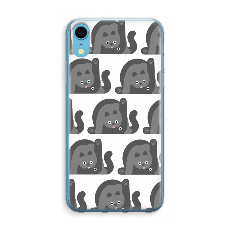 Cats: iPhone XR Transparant Hoesje