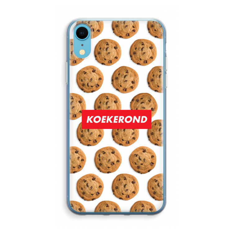 Koekerond: iPhone XR Transparant Hoesje
