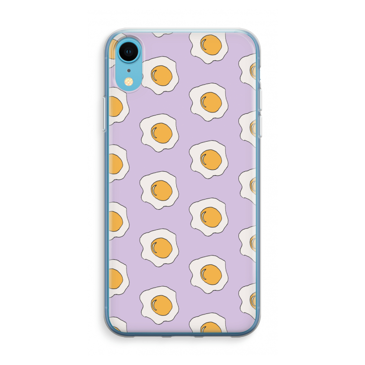 Bacon to my eggs #1: iPhone XR Transparant Hoesje