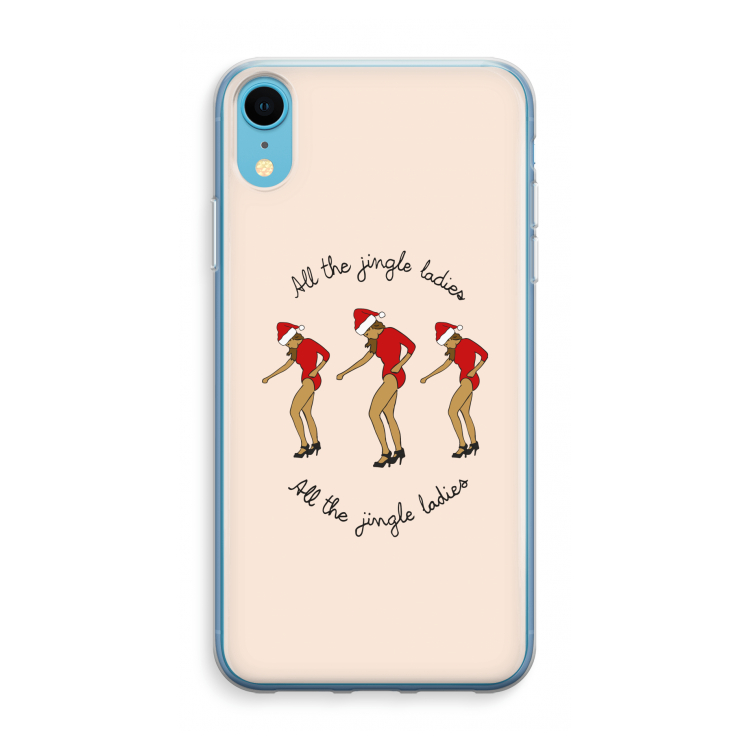 Jingle Ladies: iPhone XR Transparant Hoesje