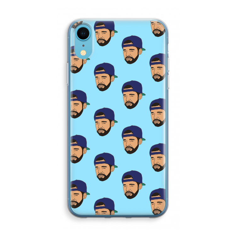 Drake Away: iPhone XR Transparant Hoesje