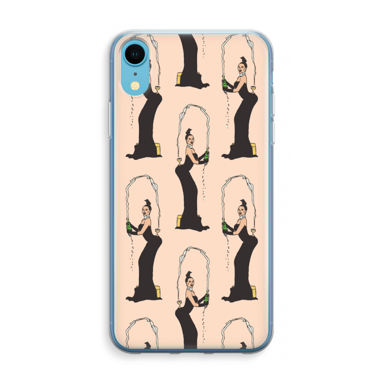 Pop Some Kim: iPhone XR Transparant Hoesje