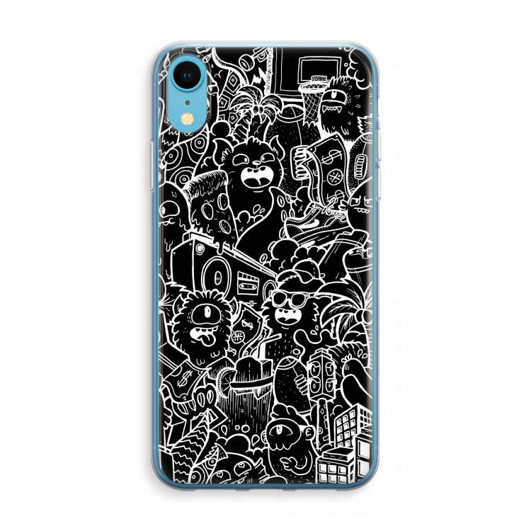 Vexx Black City : iPhone XR Transparant Hoesje