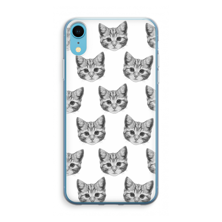 Kitten: iPhone XR Transparant Hoesje