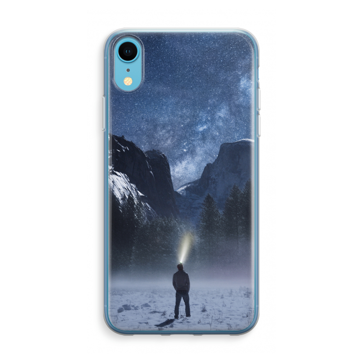 Wanderlust: iPhone XR Transparant Hoesje