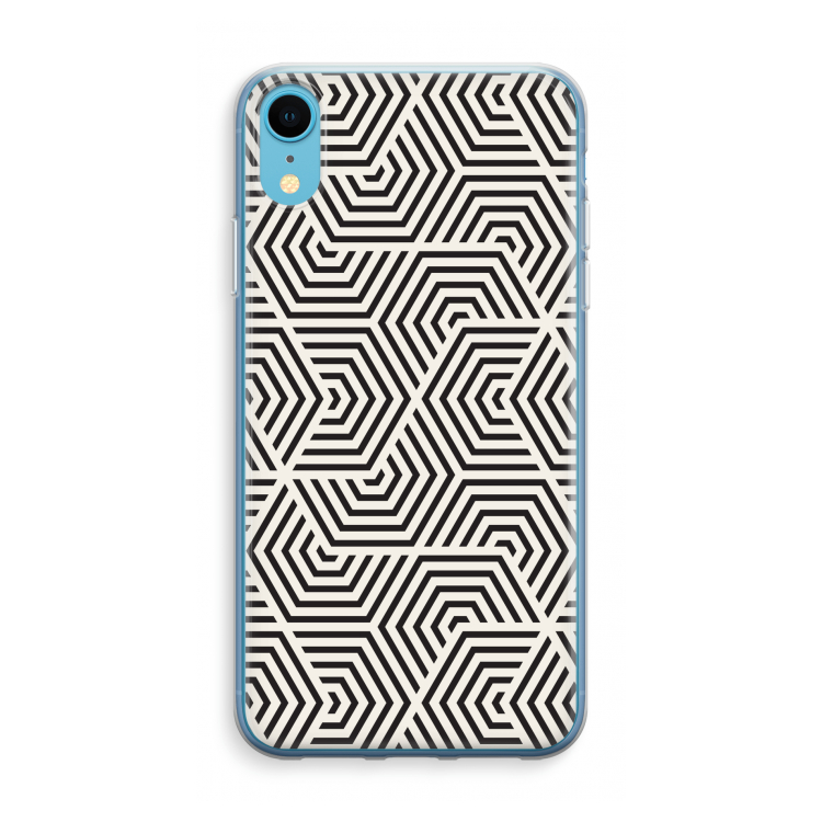 Magic pattern: iPhone XR Transparant Hoesje