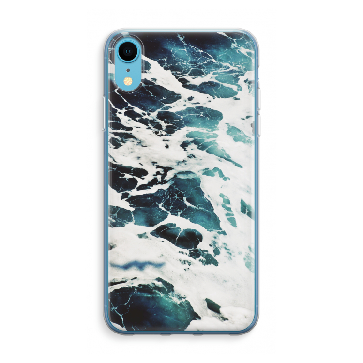 Golven: iPhone XR Transparant Hoesje