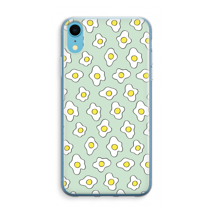 Spiegeleitjes: iPhone XR Transparant Hoesje