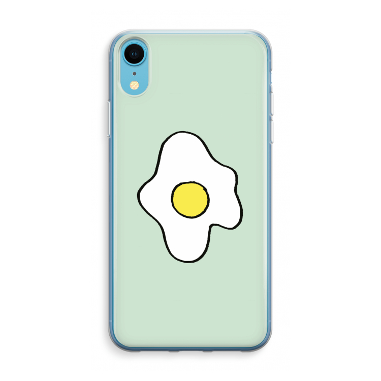 Spiegelei: iPhone XR Transparant Hoesje