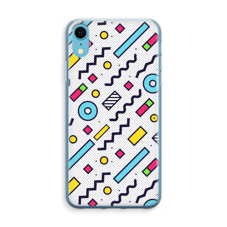 8-bit N°8: iPhone XR Transparant Hoesje
