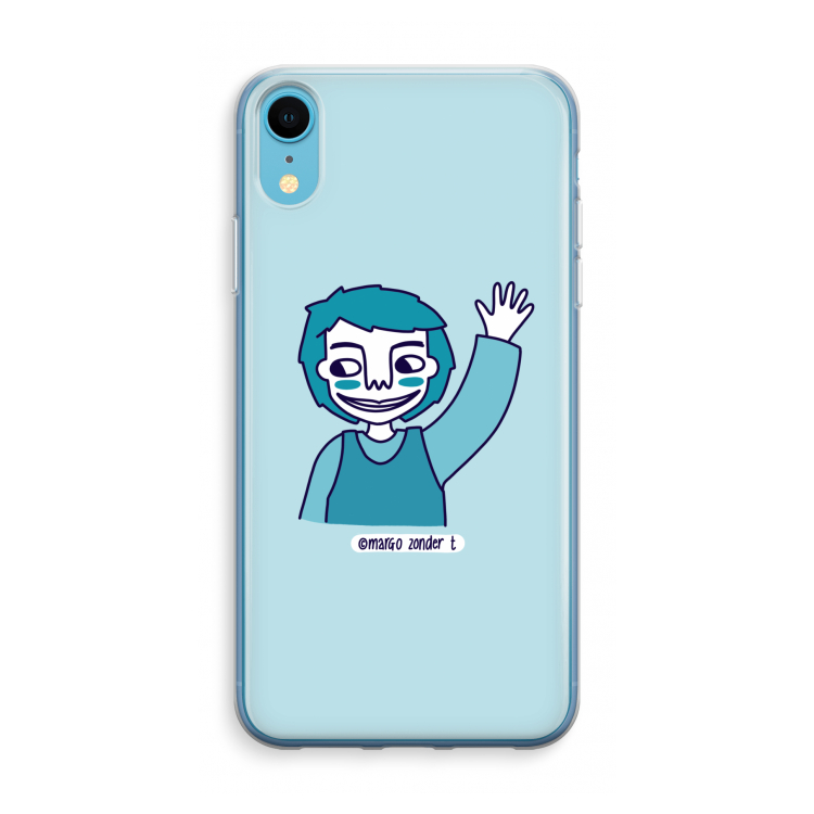 Zwaai: iPhone XR Transparant Hoesje