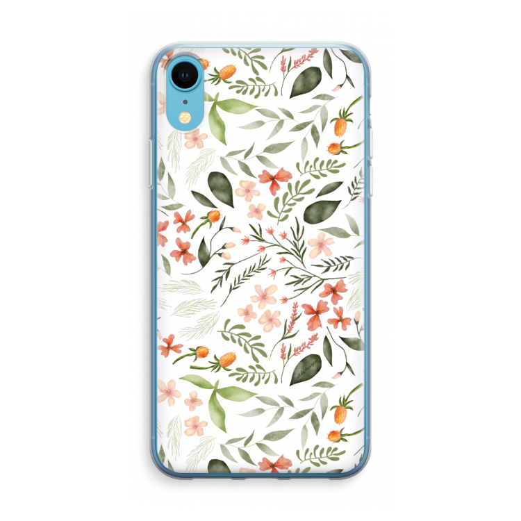 Sweet little flowers: iPhone XR Transparant Hoesje