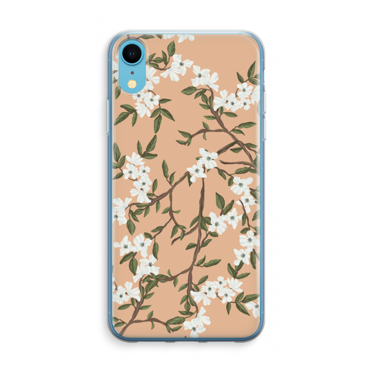 Blossoming spring: iPhone XR Transparant Hoesje