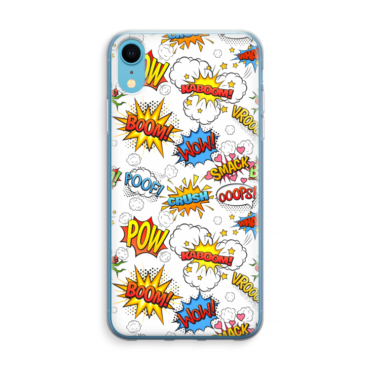 Pow Smack: iPhone XR Transparant Hoesje