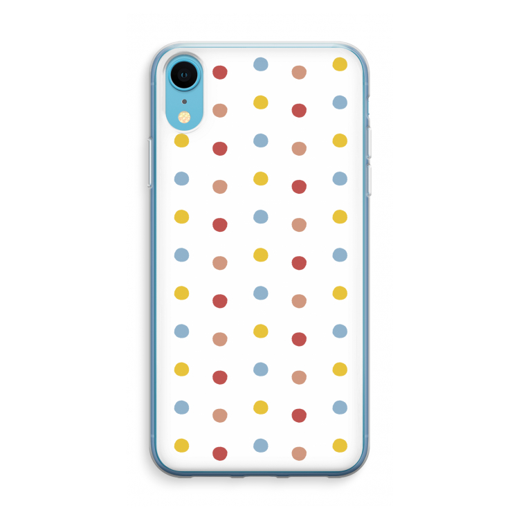 Bollen: iPhone XR Transparant Hoesje