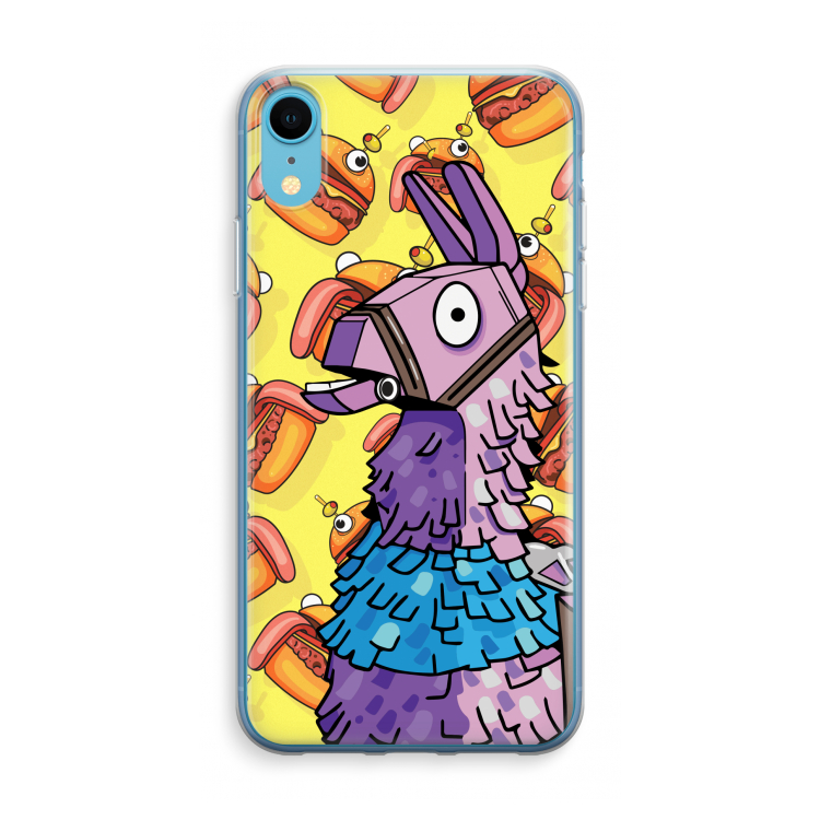 Loot Burger: iPhone XR Transparant Hoesje
