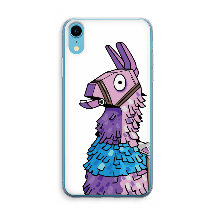 Lama: iPhone XR Transparant Hoesje