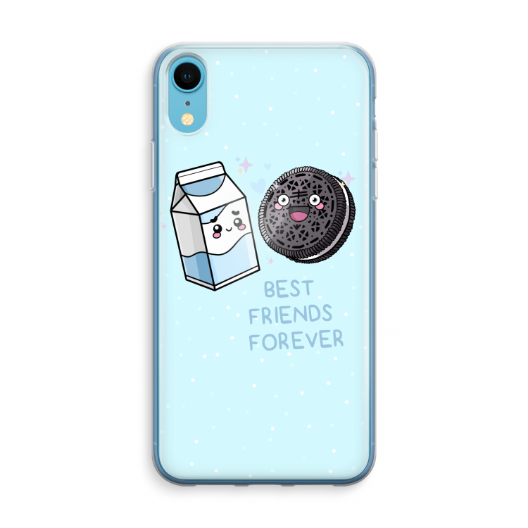 Best Friend Forever: iPhone XR Transparant Hoesje