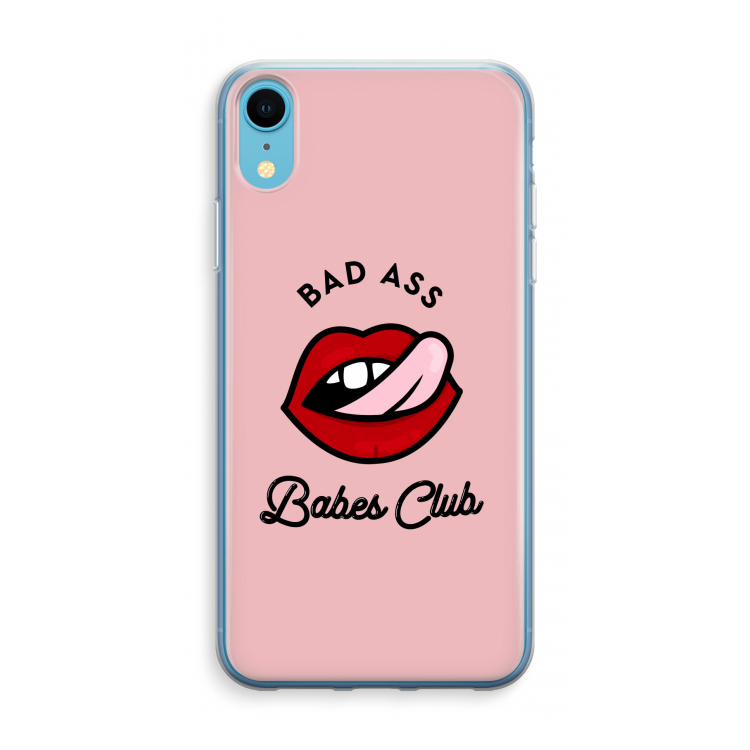Badass Babes Club: iPhone XR Transparant Hoesje