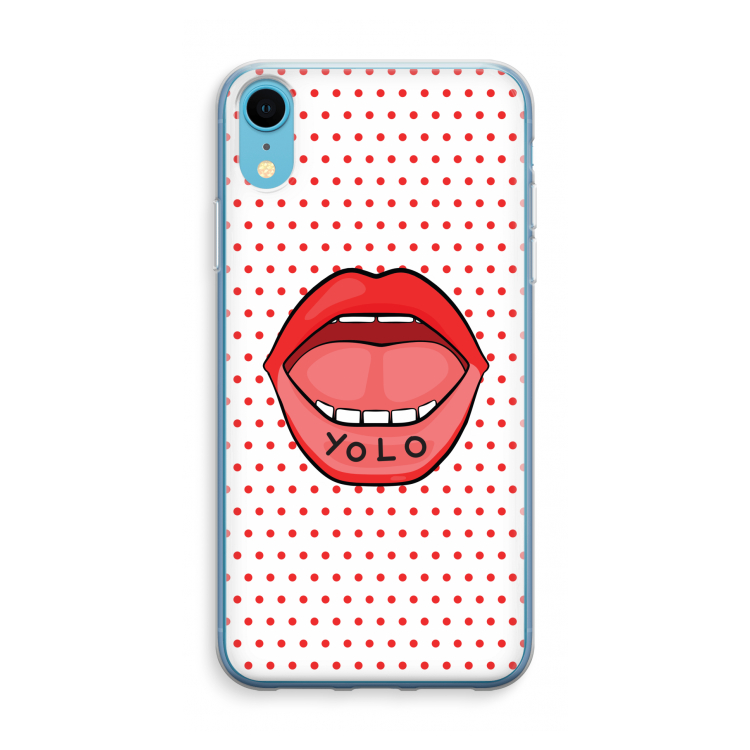 Yolo Denise: iPhone XR Transparant Hoesje