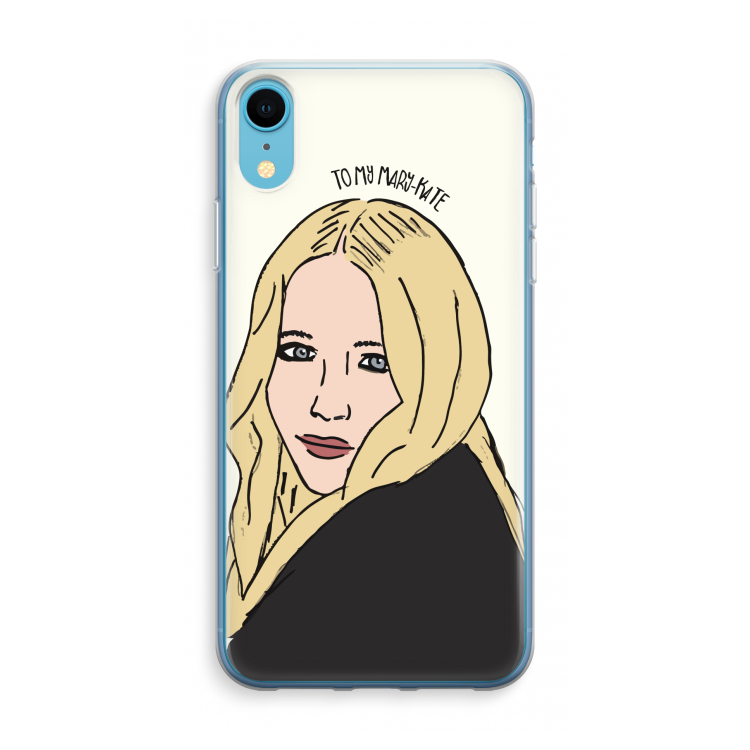 Mary Kate: iPhone XR Transparant Hoesje