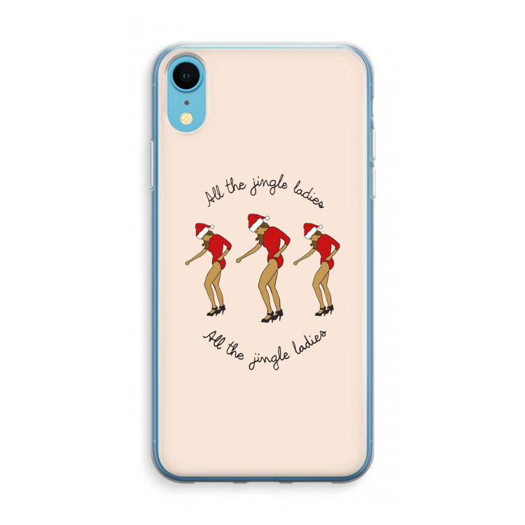 Jingle Ladies: iPhone XR Transparant Hoesje