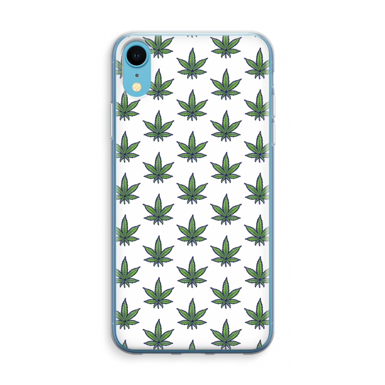 Weed: iPhone XR Transparant Hoesje