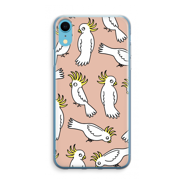 Papegaai: iPhone XR Transparant Hoesje