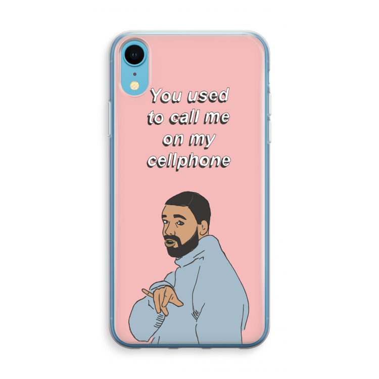 Hotline bling: iPhone XR Transparant Hoesje