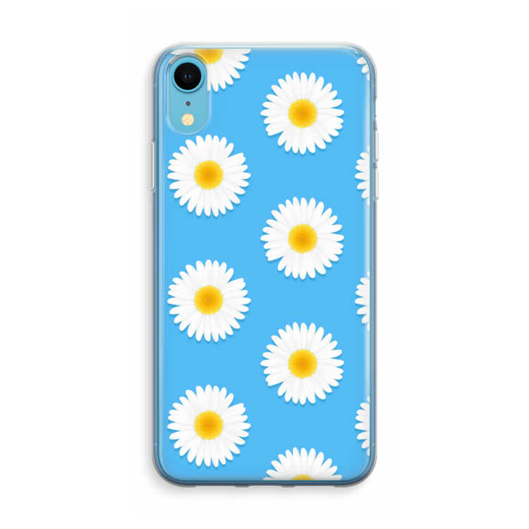 Margrietjes: iPhone XR Transparant Hoesje