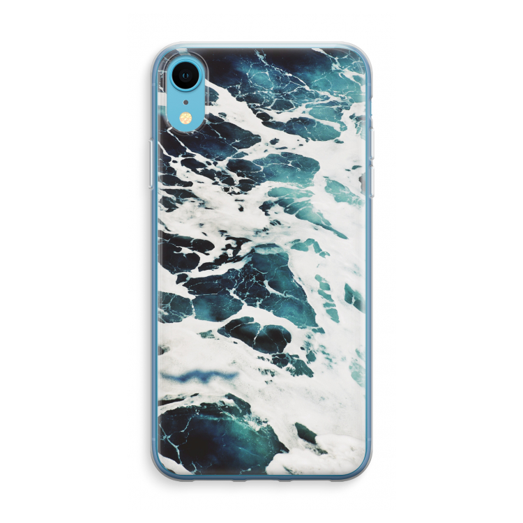 Golven: iPhone XR Transparant Hoesje
