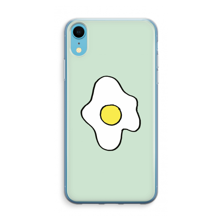 Spiegelei: iPhone XR Transparant Hoesje