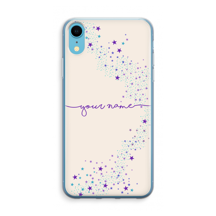 Sterren: iPhone XR Transparant Hoesje