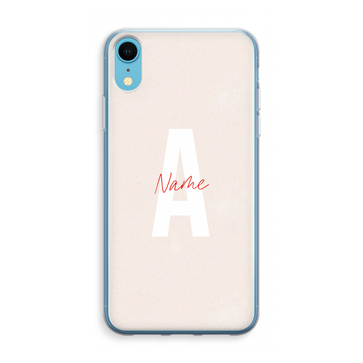 Strawberry Milkshake: iPhone XR Transparant Hoesje