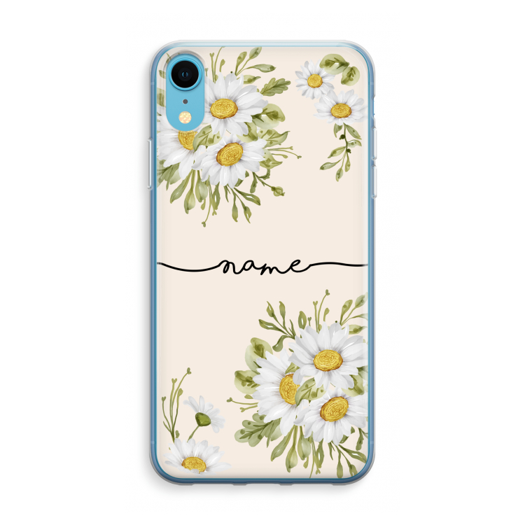 Daisies: iPhone XR Transparant Hoesje