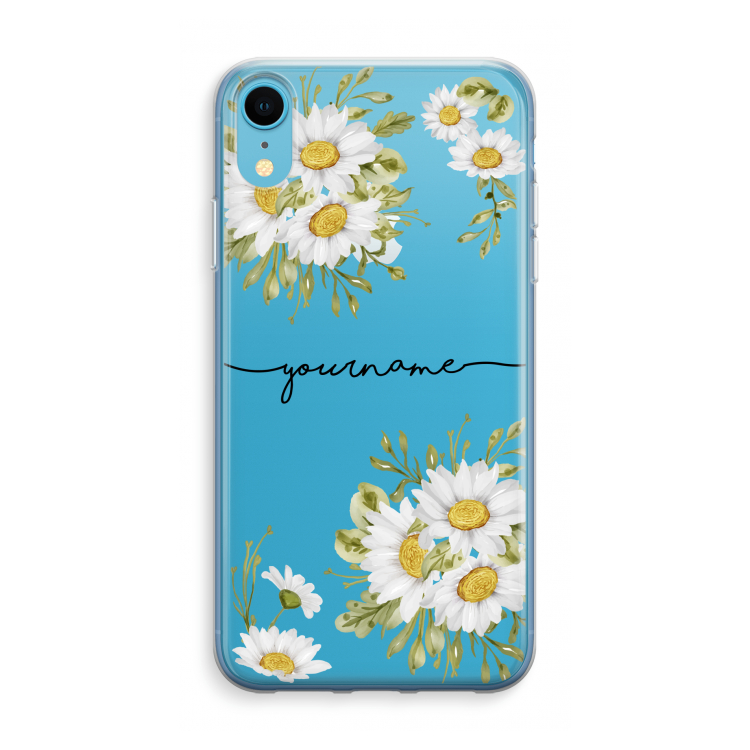 Daisies: iPhone XR Transparant Hoesje