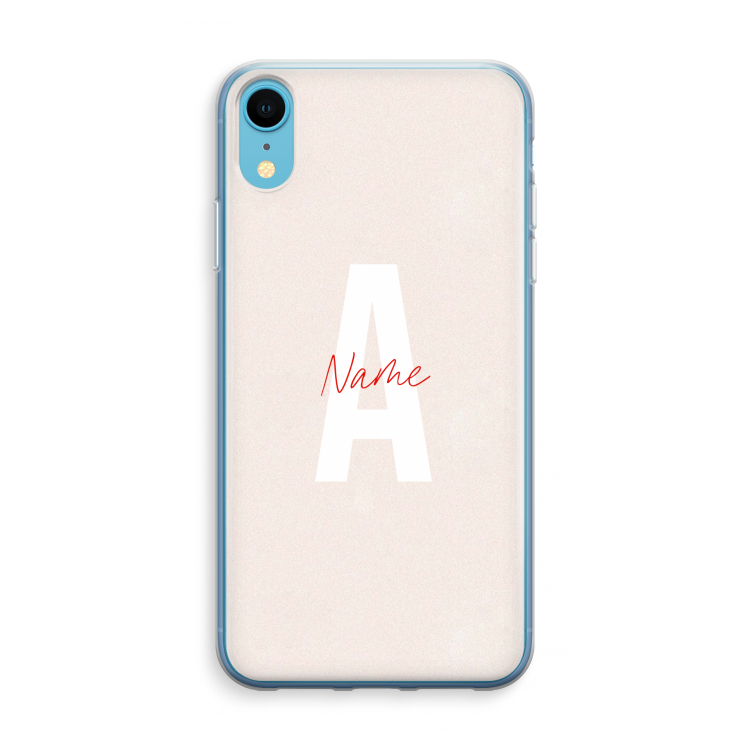 Strawberry Milkshake: iPhone XR Transparant Hoesje