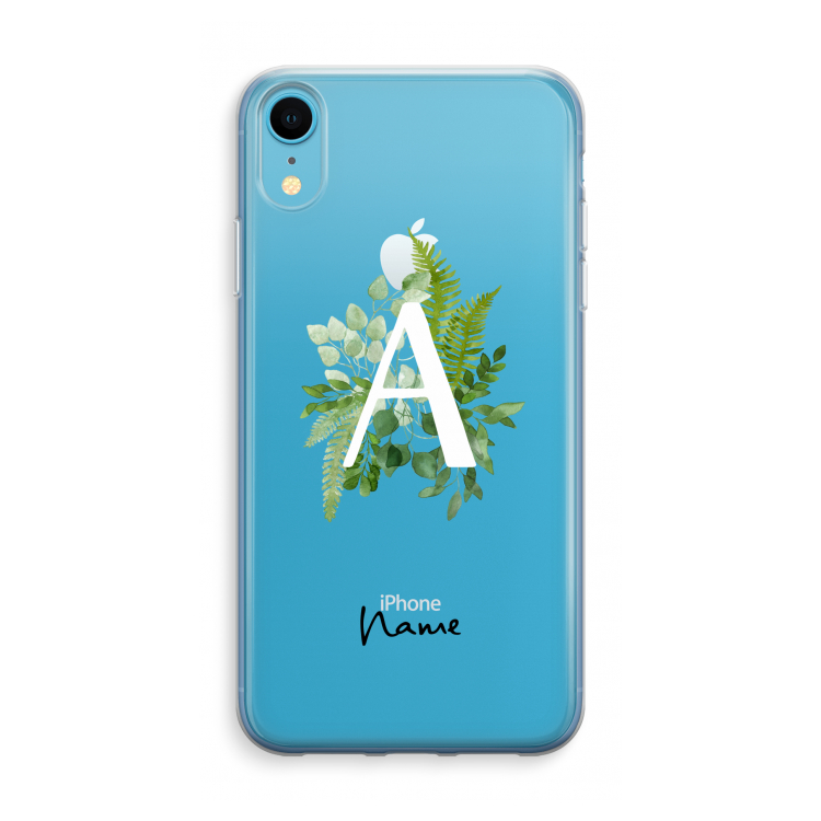 Green Brush: iPhone XR Transparant Hoesje