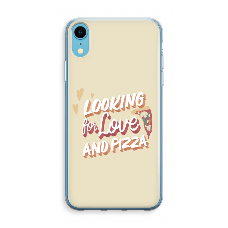Pizza is the answer: iPhone XR Transparant Hoesje