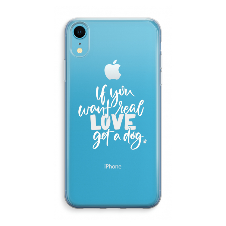 Partner in crime: iPhone XR Transparant Hoesje