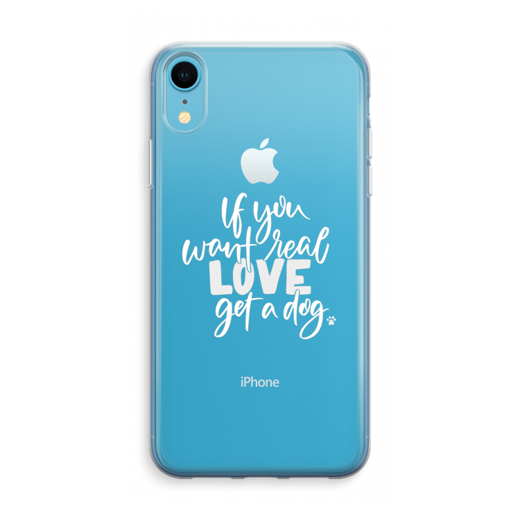 Partner in crime: iPhone XR Transparant Hoesje