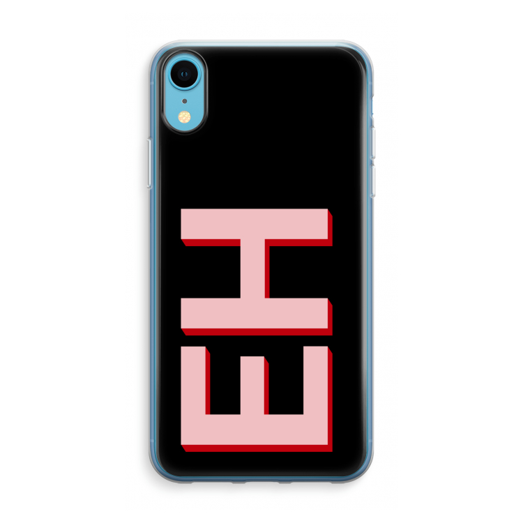Monogram: iPhone XR Transparant Hoesje