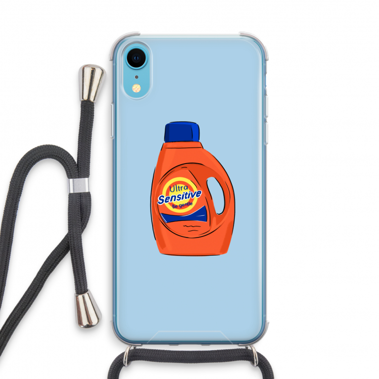 Ultra Sensitive: iPhone XR Transparant Hoesje met koord