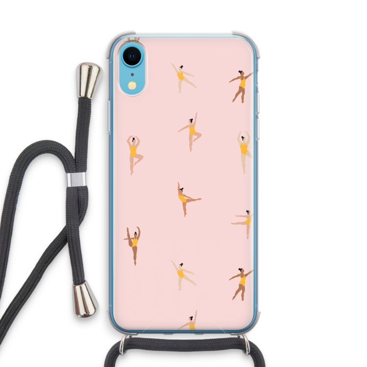 Dans #2: iPhone XR Transparant Hoesje met koord