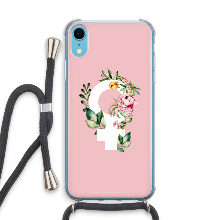Venus: iPhone XR Transparant Hoesje met koord